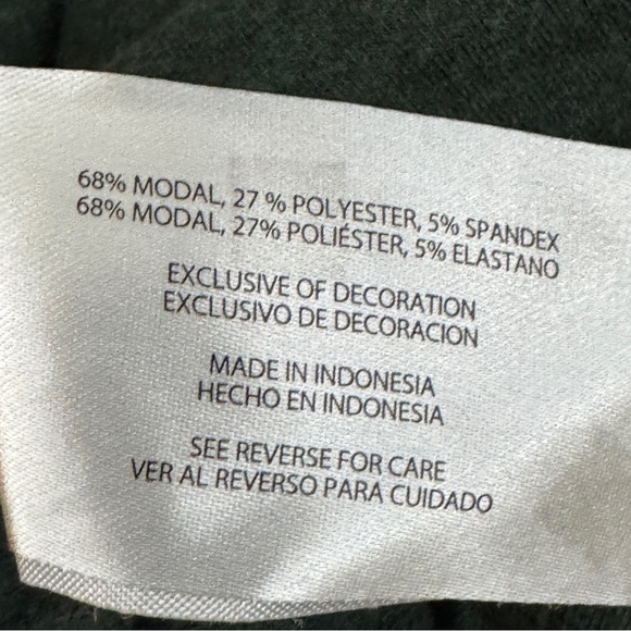 Orvis Women’s Large Green Long Sleeve Pullover Top Modal Blend - Picture 4 of 5